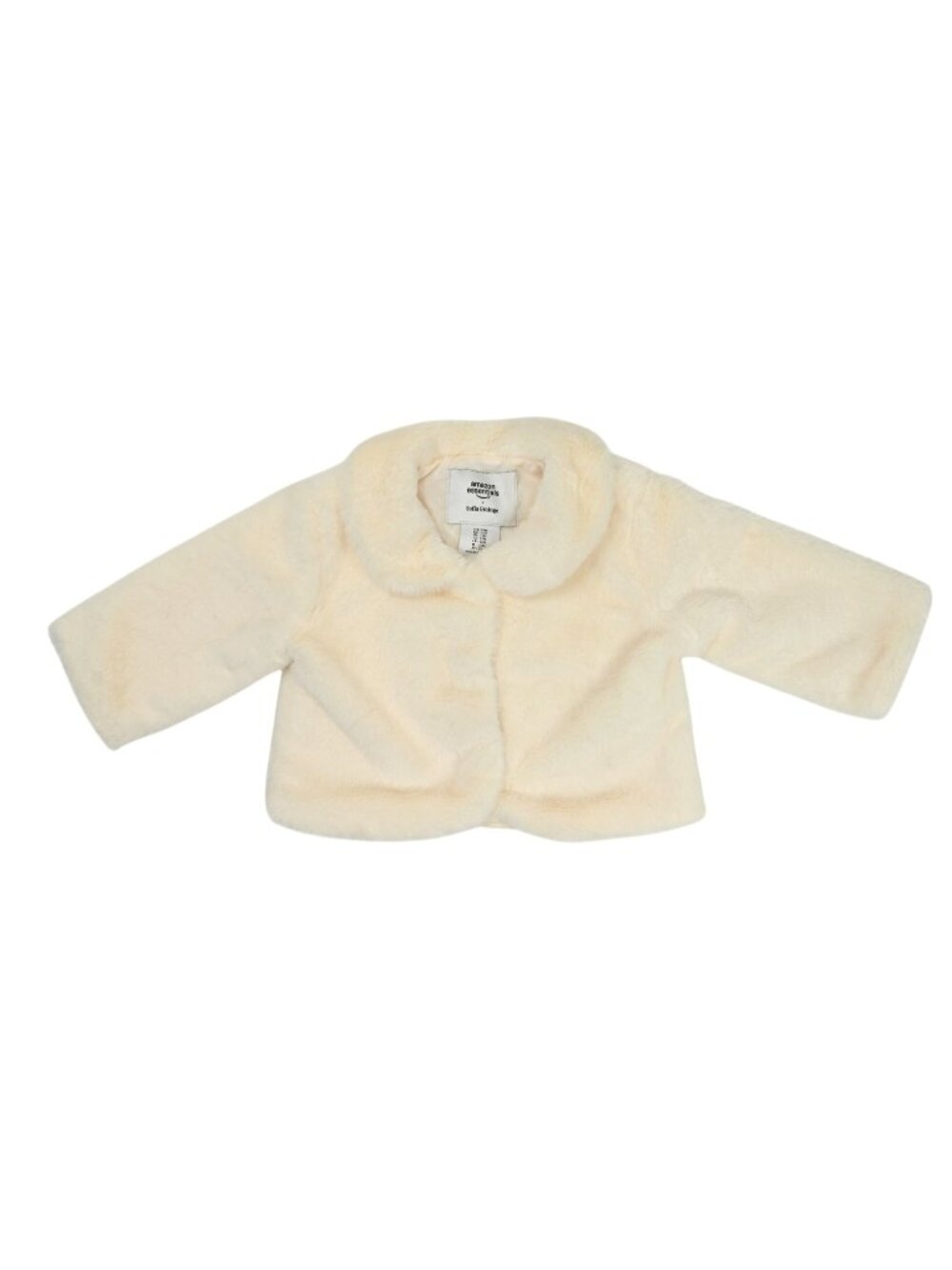 Amazon Essentials x Sofia Grainge Faux Fur Jacket in Ivory